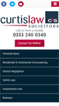 Mobile Screenshot of curtislaw.co.uk